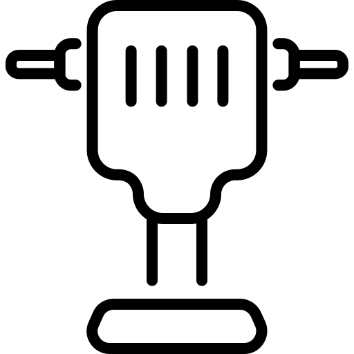 Hammer - Baumaschinenvermietung Dienstleistungen - Symbol